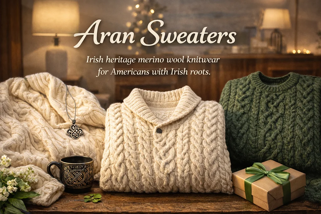 Aran Sweaters - Shop Irish Gifts | Lily's Pad Studio