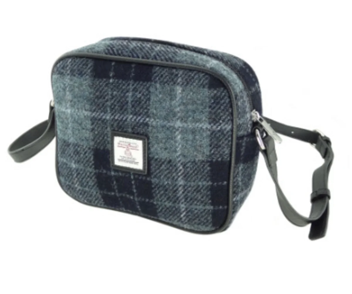 Authentic Harris Tweed Mini Crossbody Bag – Scottish Handwoven Wool - Image 5 | Lily's Pad Studio