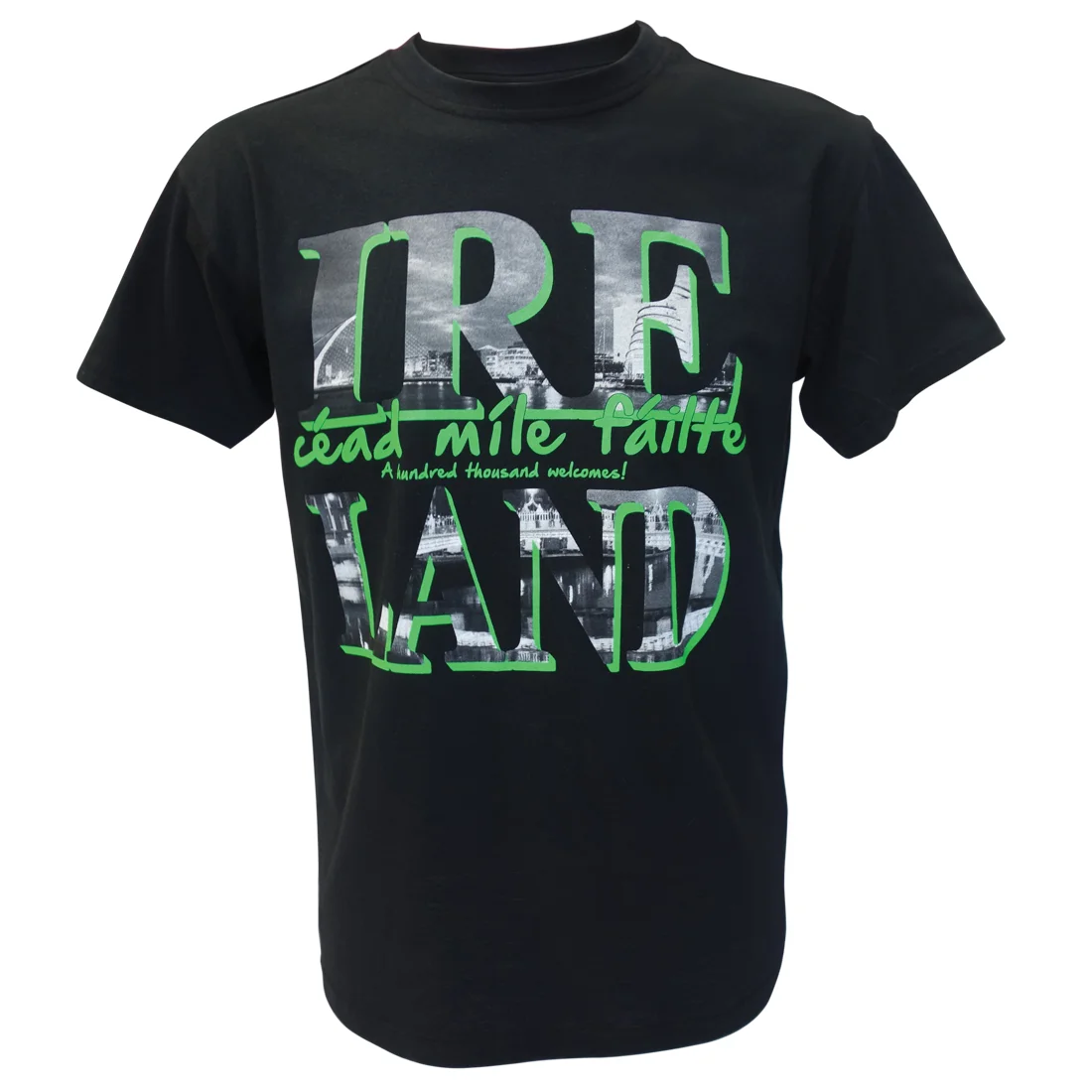 Black Celtic Knot Paint-Splash T-Shirt - Image 2 | Lily's Pad Studio