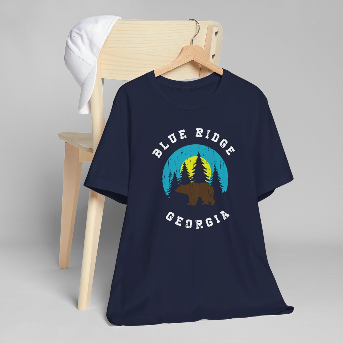 Blue Ridge Georgia T-Shirt – Unisex Retro Mountain Graphic Tee - Image 10 | Lily's Pad Studio