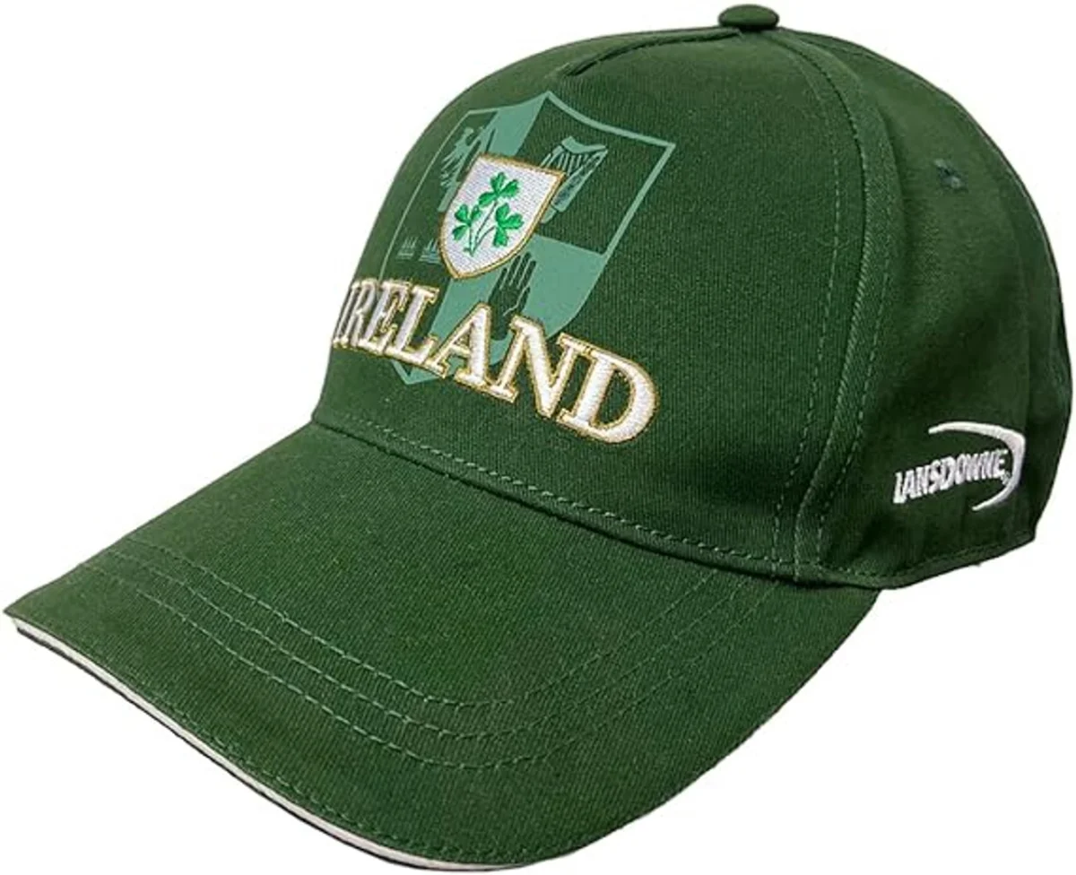 Bottle Green Ireland Cap - 3 Shamrocks & 4 Provinces | Lily's Pad Studio