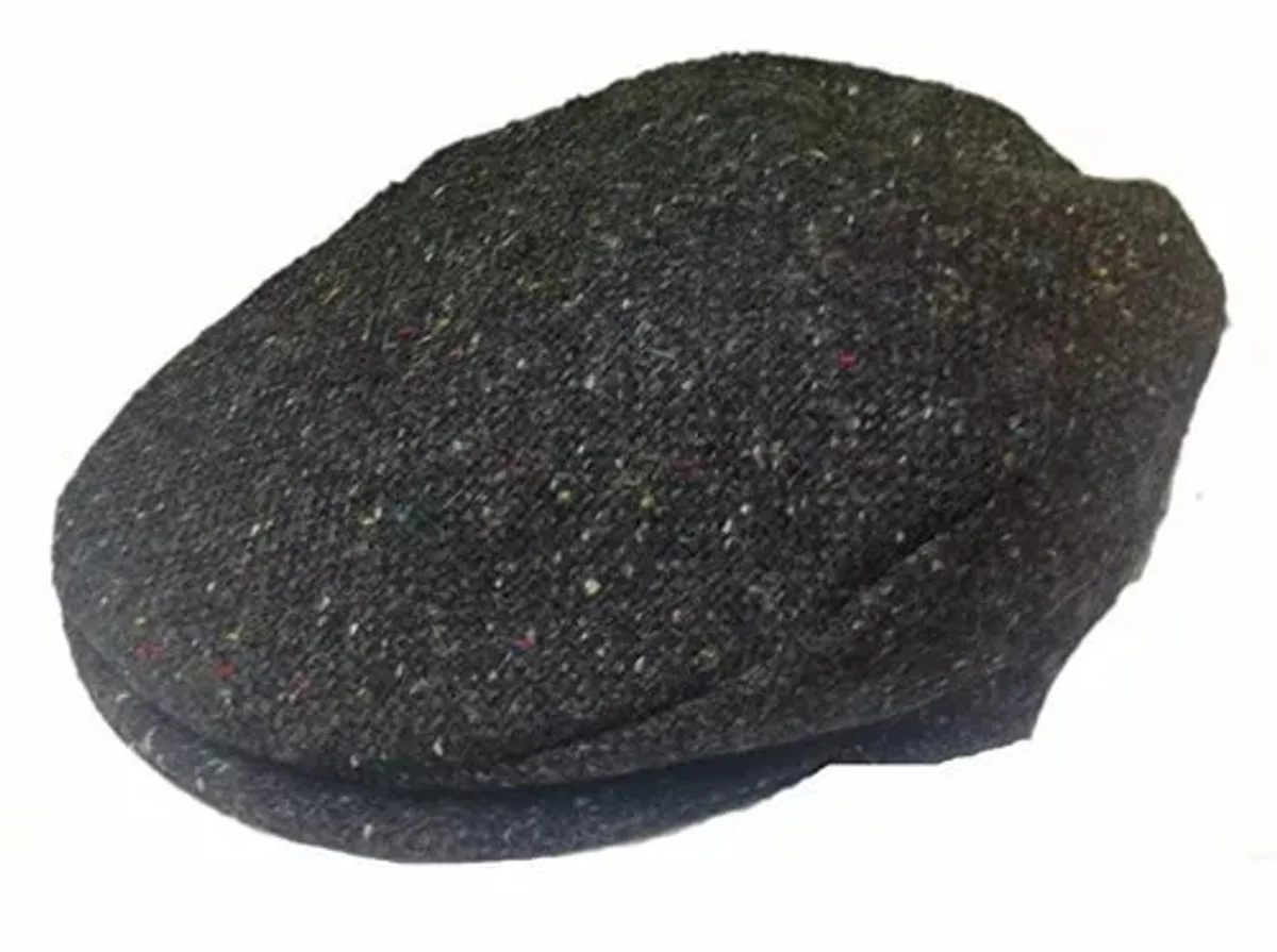 Boyne Valley Donegal Tweed Cap - Traditional Irish Flat Cap - Image 1 | Lily's Pad Studio