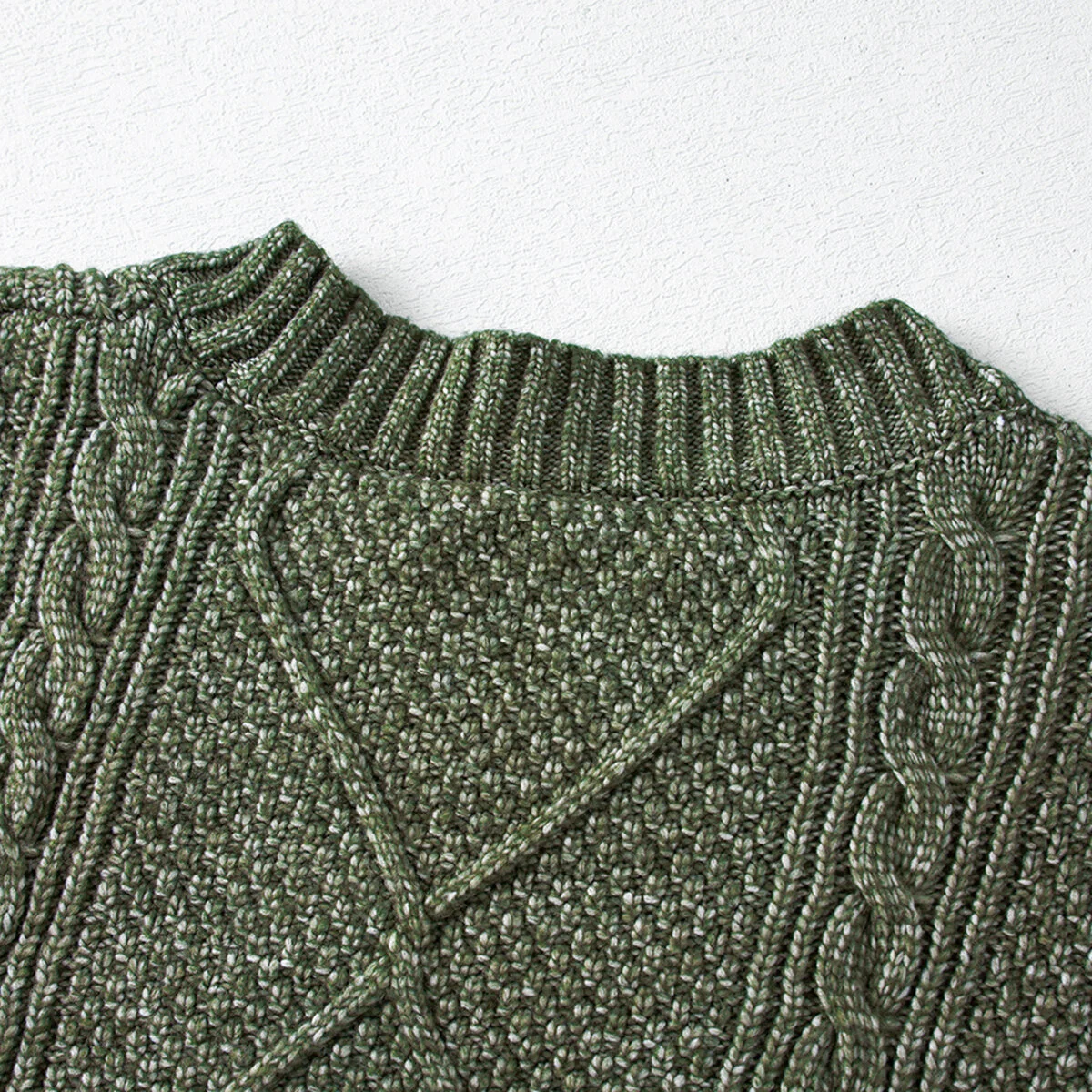 Cable Knit Drop Shoulder Loose Fit Sweater Dress - Image 21 | Lily's Pad Studio