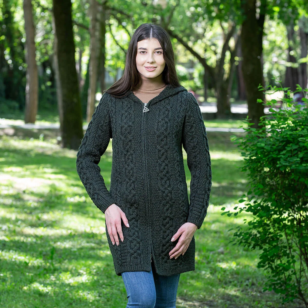 Celtic Aran Jacket - Image 1 | Lily's Pad Studio