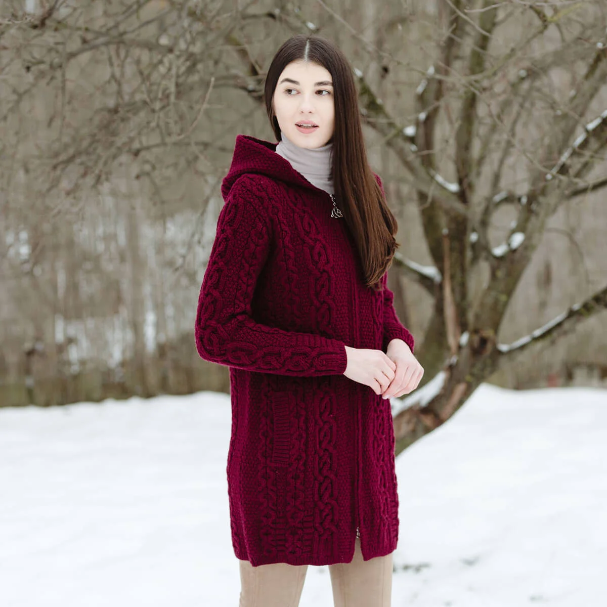 Celtic Aran Jacket - Image 5 | Lily's Pad Studio