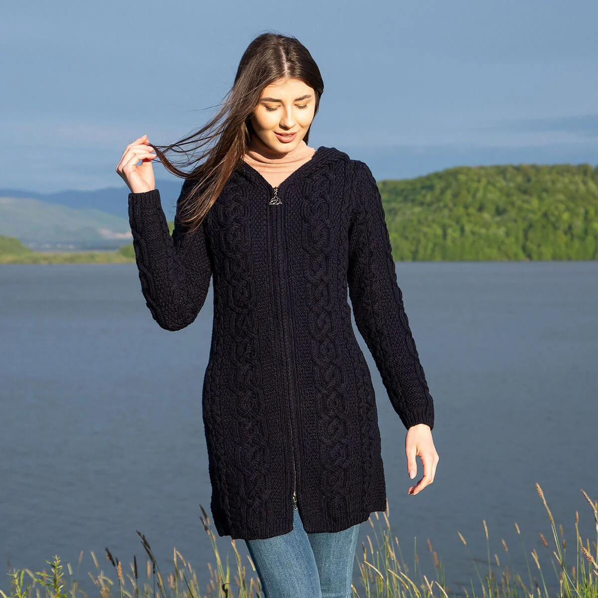 Celtic Aran Jacket - Image 6 | Lily's Pad Studio