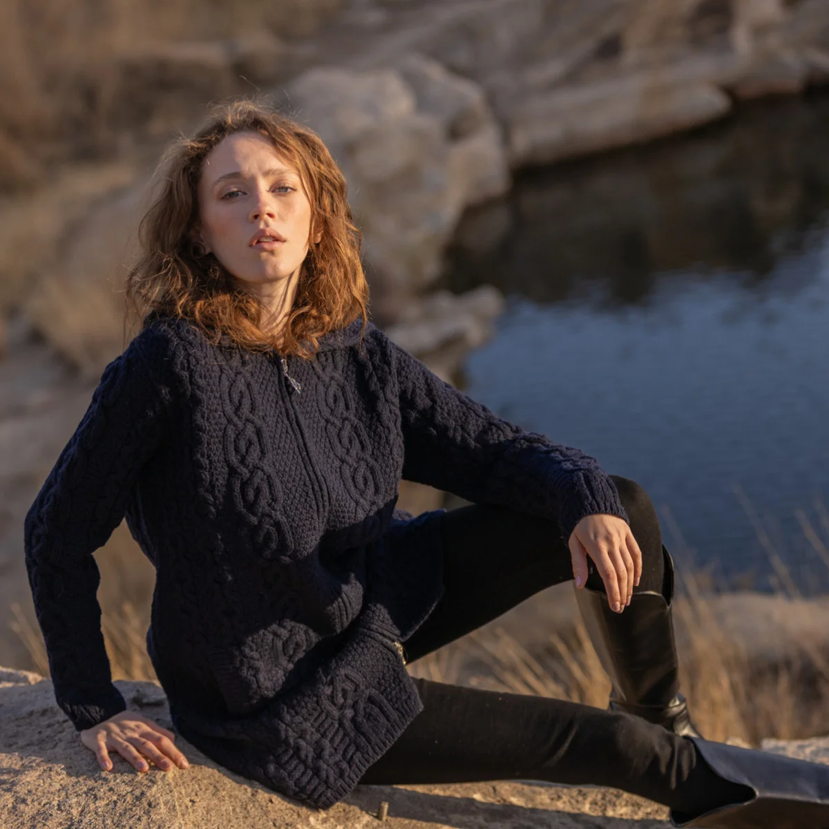 Celtic Aran Jacket - Image 10 | Lily's Pad Studio