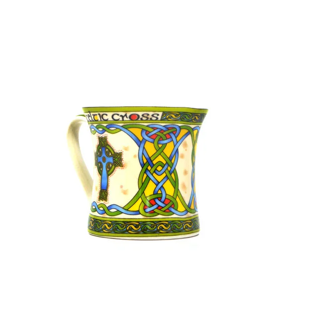 Celtic Cross Ceramic Mug – Irish Heritage Drinkware - Image 5 | Lily's Pad Studio