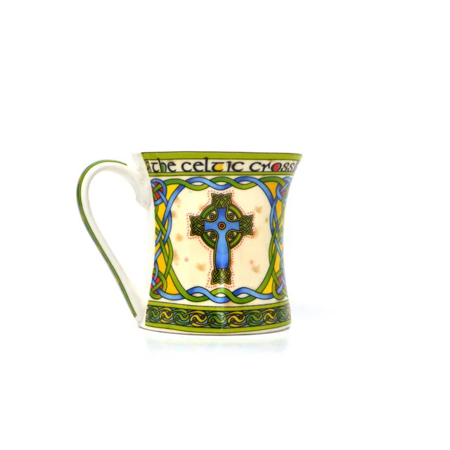 Celtic Cross Ceramic Mug – Irish Heritage Drinkware - Image 8 | Lily's Pad Studio