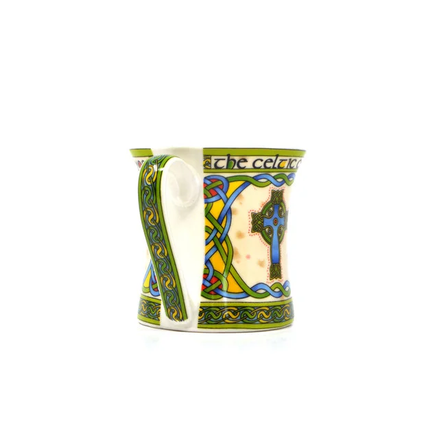 Celtic Cross Ceramic Mug – Irish Heritage Drinkware - Image 9 | Lily's Pad Studio
