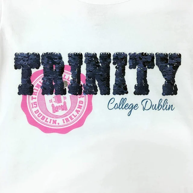 Cotton Kids Shirt Trinity Sequin - Image 2 | Lily's Pad Studio