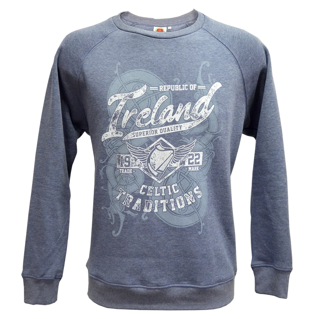 Denim Blue Ireland Celtic Traditions Sweatshirt - Image 8 | Lily's Pad Studio