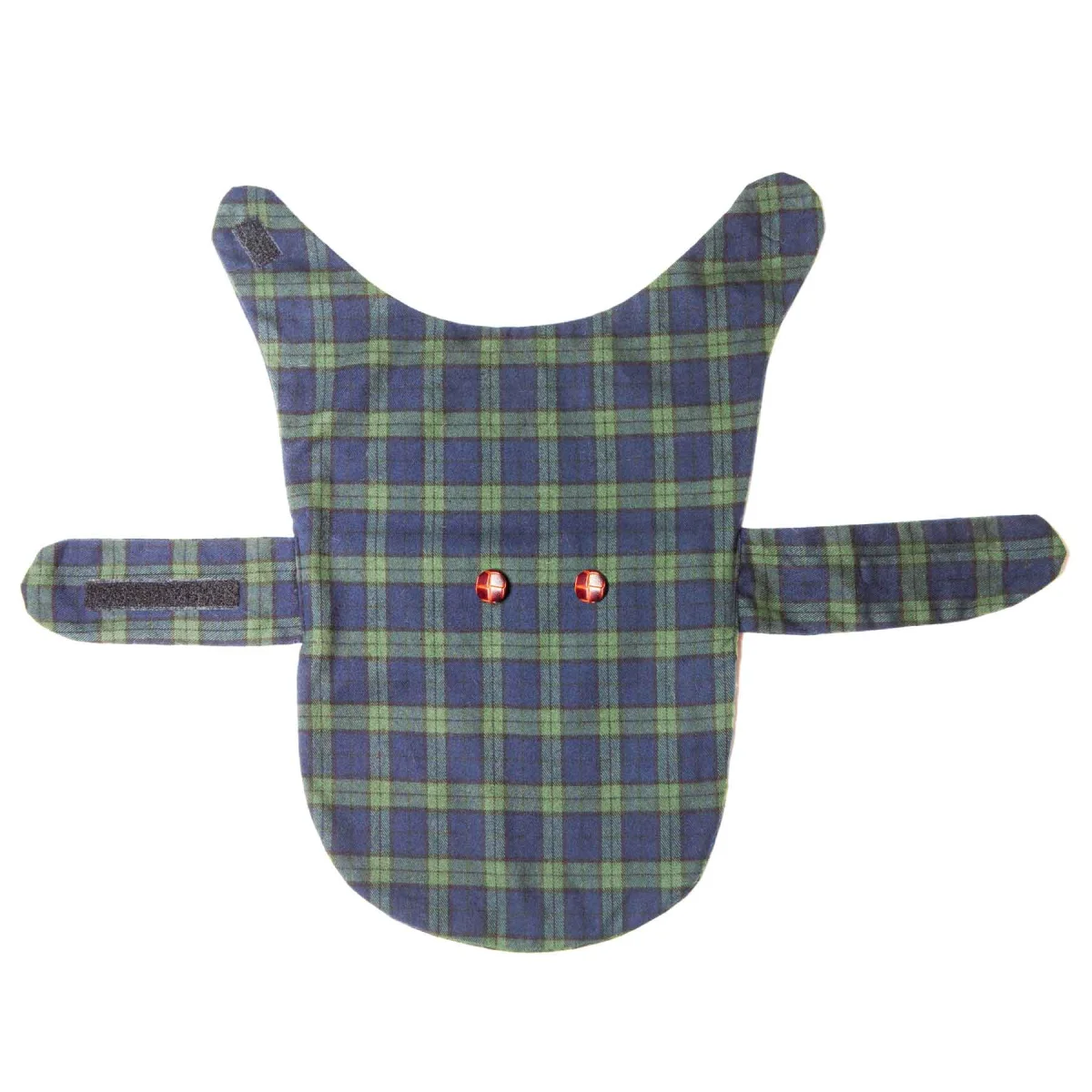 Dog Blackwatch Tartan Grandfather Shirt - Image 3 | Lily's Pad Studio