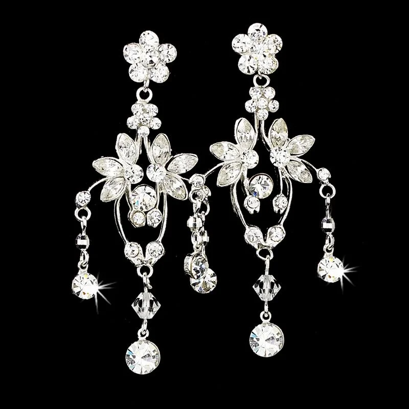 Elegant Bridal Tiara & Jewelry Set – Swarovski Crystal Wedding Headpiece & Accessories - Image 4 | Lily's Pad Studio