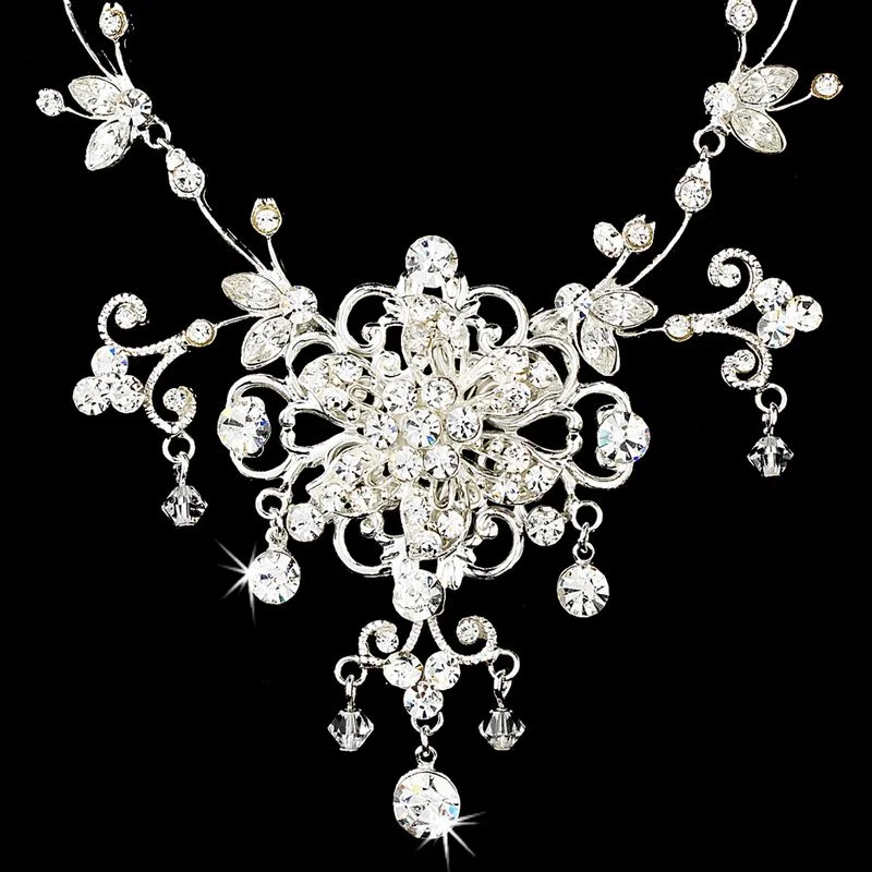 Elegant Bridal Tiara & Jewelry Set – Swarovski Crystal Wedding Headpiece & Accessories - Image 5 | Lily's Pad Studio