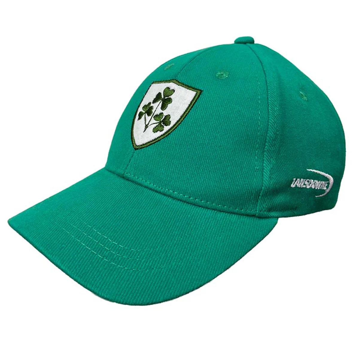 Emerald Green Shamrock Crest Baseball Cap | Lily's Pad Studio