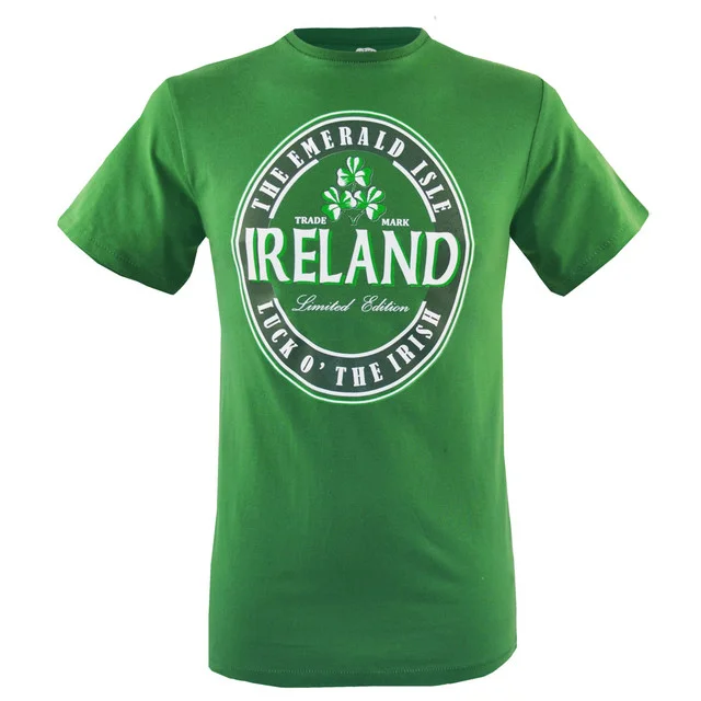 Emerald Isle Good Luck Cotton T-Shirt - Image 4 | Lily's Pad Studio