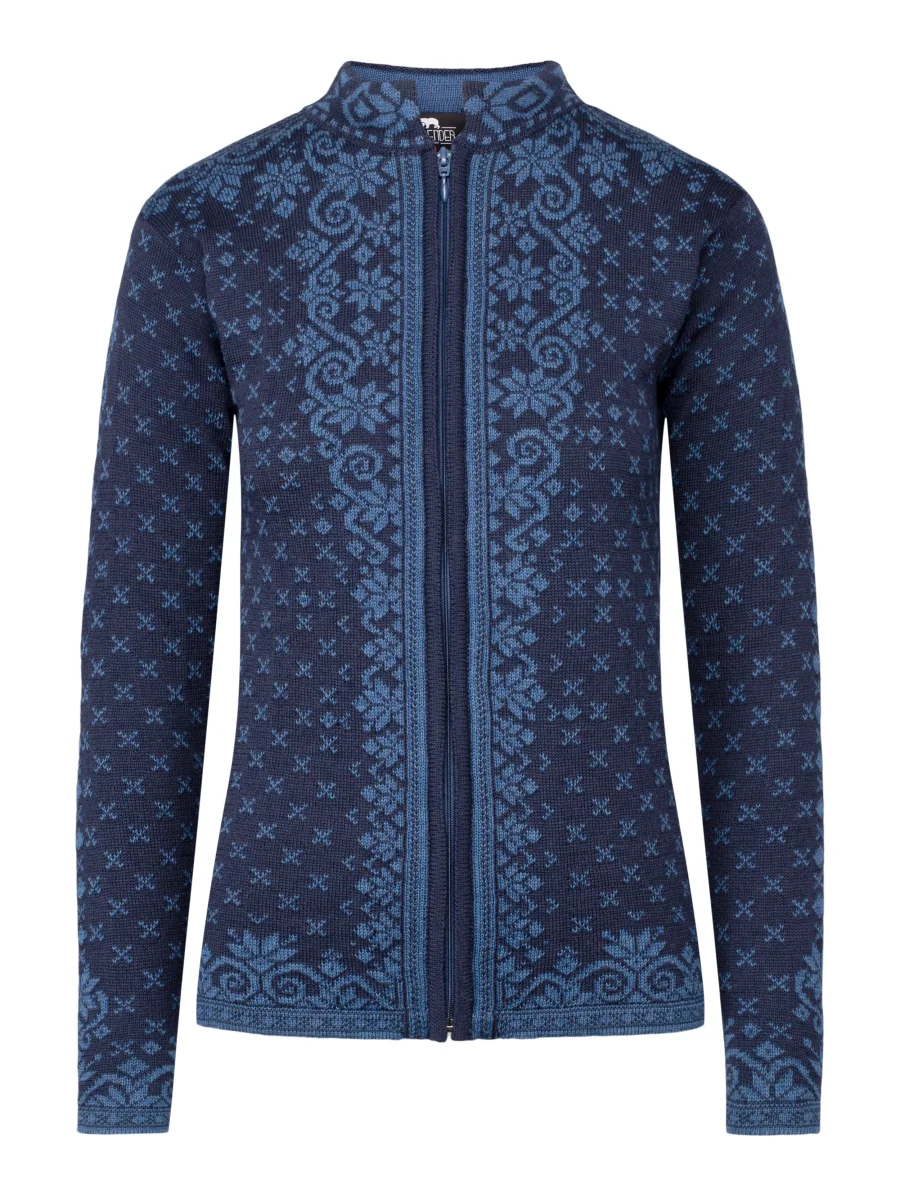 Eva Norwegian Wool Cardigan for Women | Norlender Nordic Knitwear - Image 5 | Lily's Pad Studio