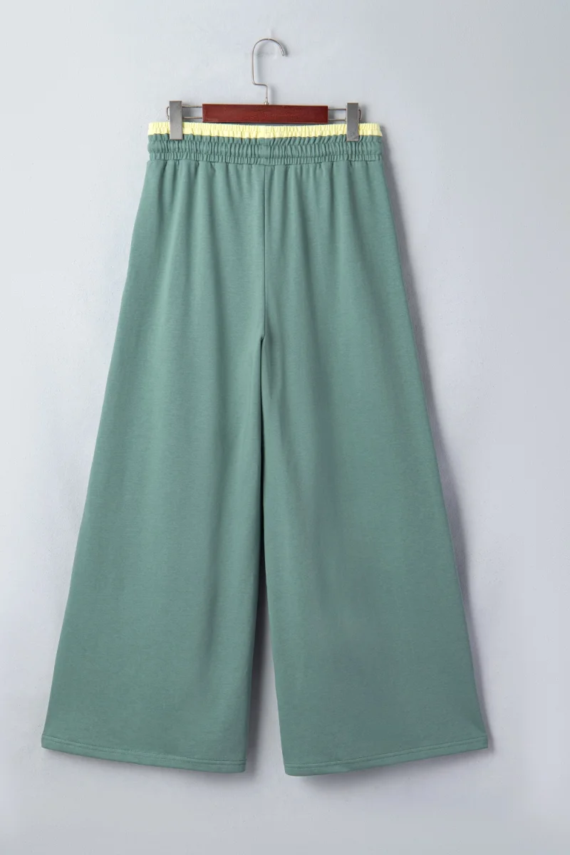 Floral Patchwork Wide Leg Pants - Image 7 | Lily's Pad Studio