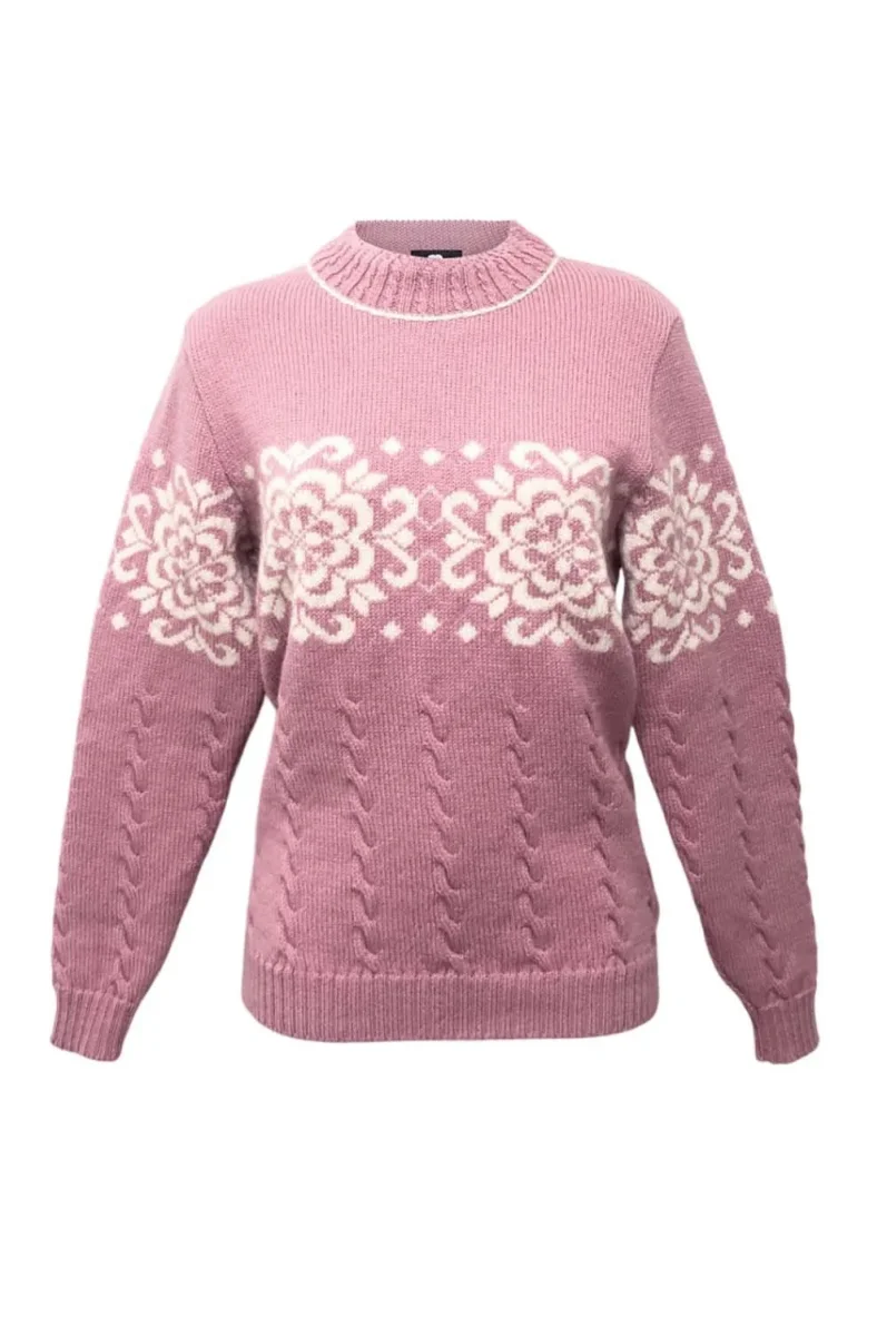 Frøya Sweater – Women’s Norwegian Wool Aran Knit | Made in Norway - Image 5 | Lily's Pad Studio