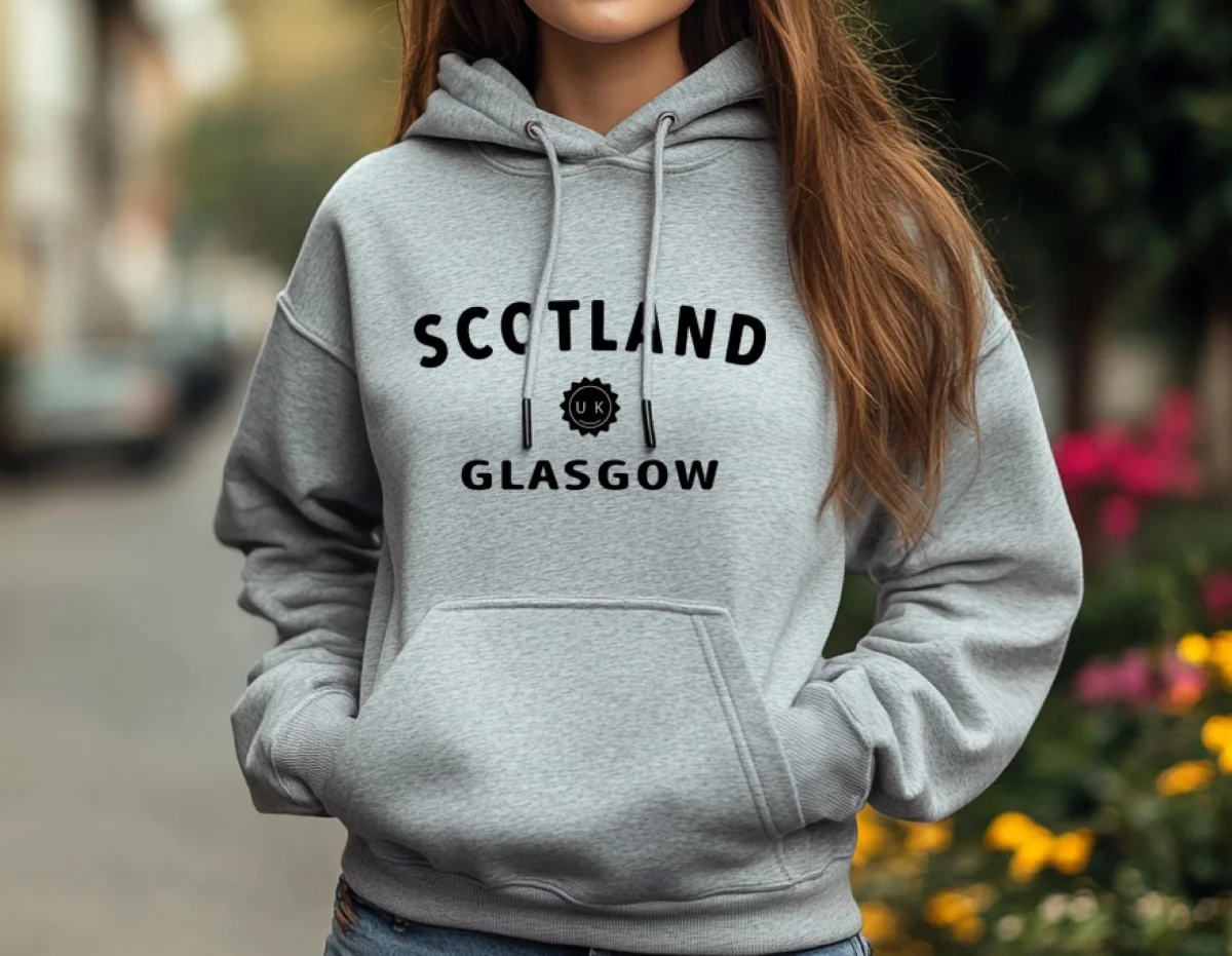 Glasgow Scotland Hoodie, Scottish Sweatshirt, Unisex Pullover, Celtic Heritage Jumper, Travel Souvenir Gift. - Clothing | Lily's Pad Studio