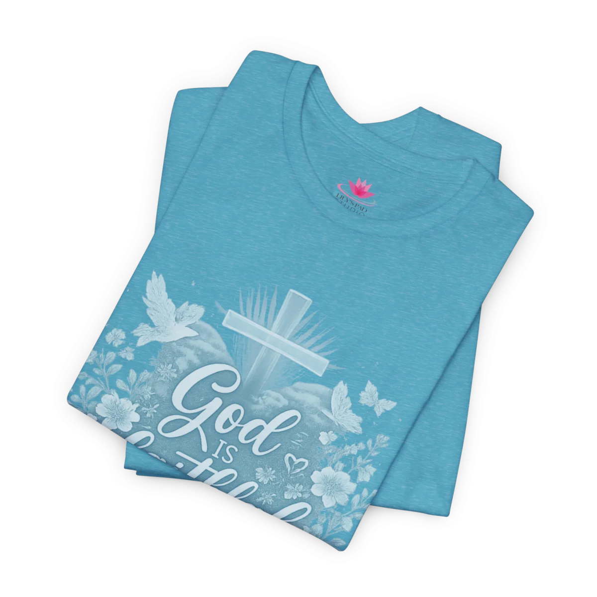 God Is Faithful Floral Lamentations 3:22 T-Shirt – Inspirational Scriptural Christian Tee - Image 14 | Lily's Pad Studio