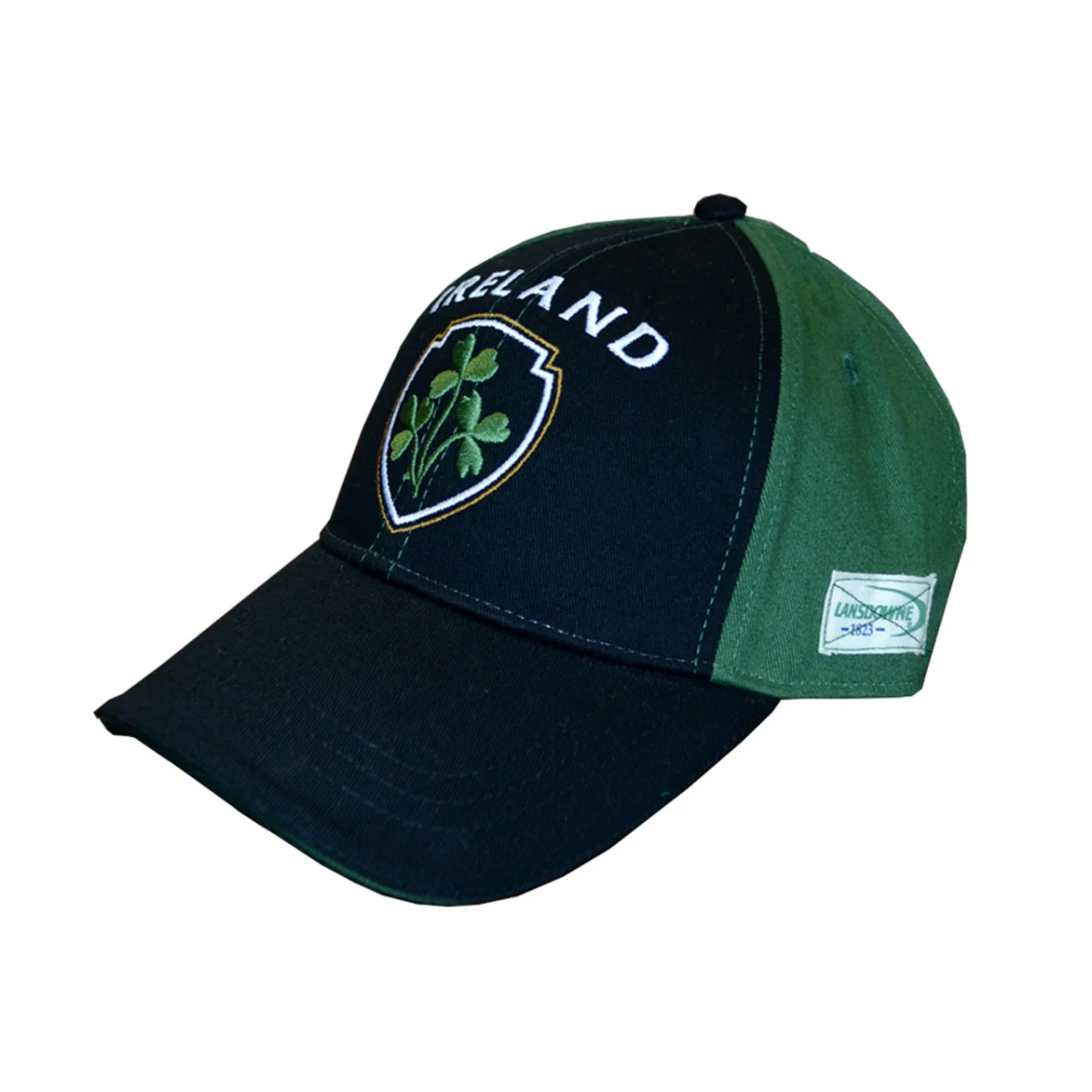 Green Black Ireland Shamrock Baseball Cap | Lily's Pad Studio