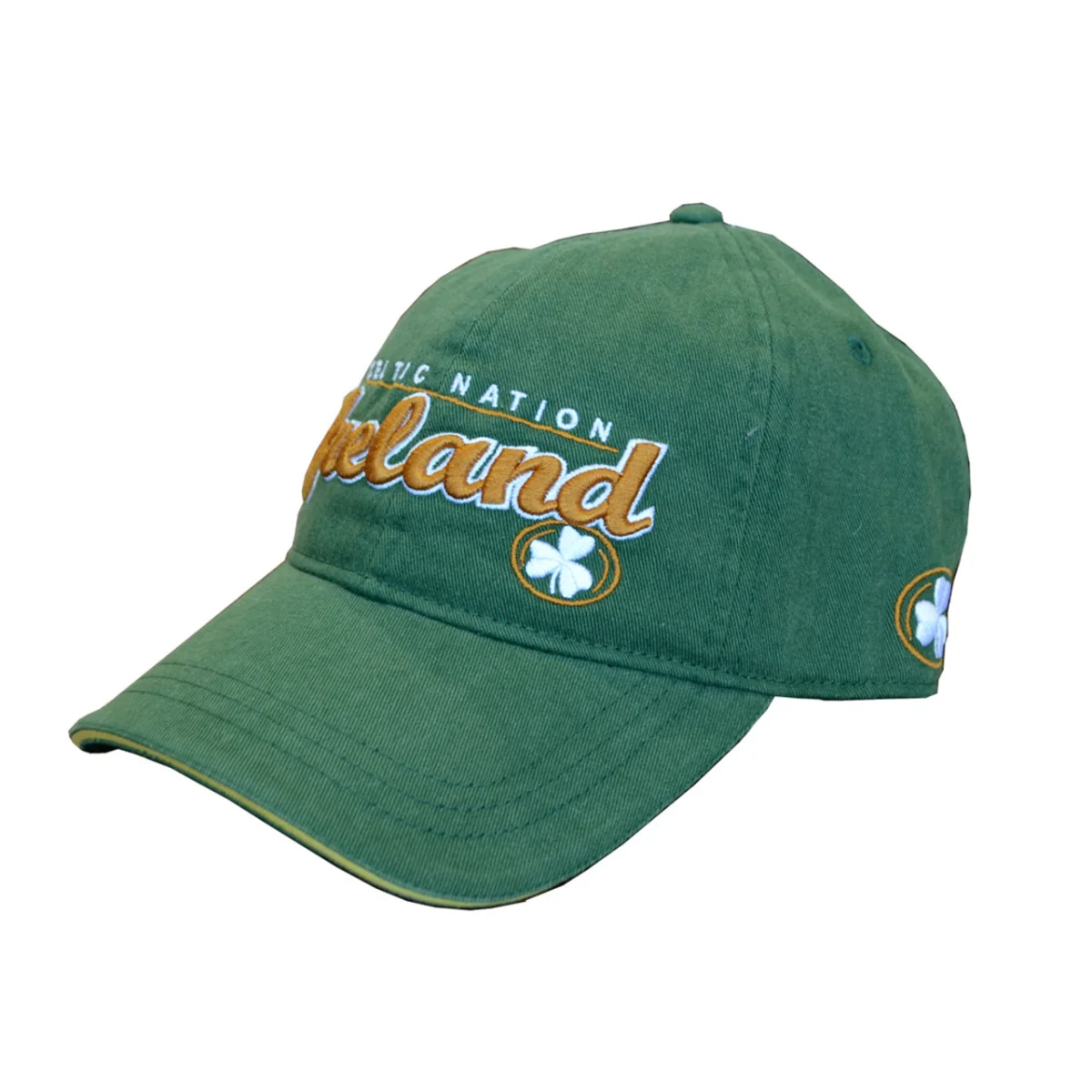 Green Gold Celtic Nation Baseball Cap | Lily's Pad Studio