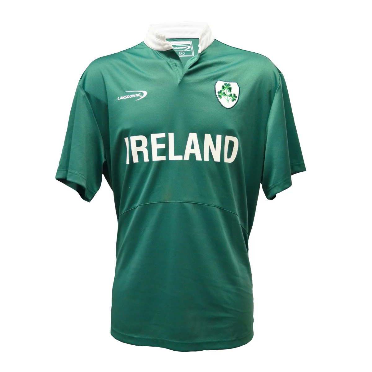 Green Shamrock Rugby Shirt - Ireland Cotton Performance - Image 4 | Lily's Pad Studio