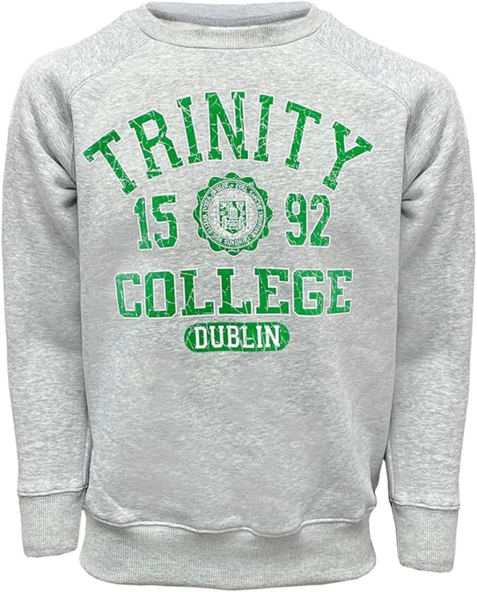 Grey Emerald Trinity College 1592 Sweatshirt - Image 1 | Lily's Pad Studio