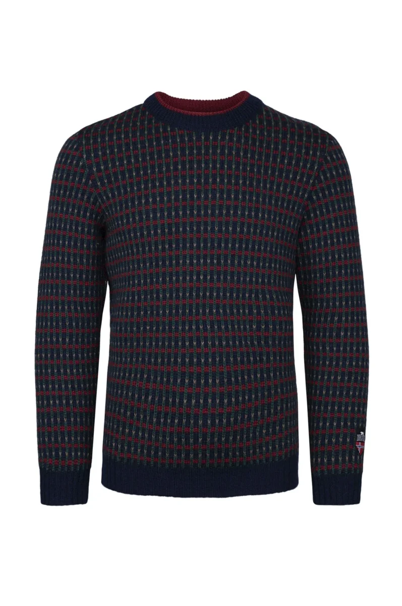 Hammerfest Fisherman Sweater (100% Norwegian Wool) – Made in Norway | Norlender Knitwear - Image 4 | Lily's Pad Studio