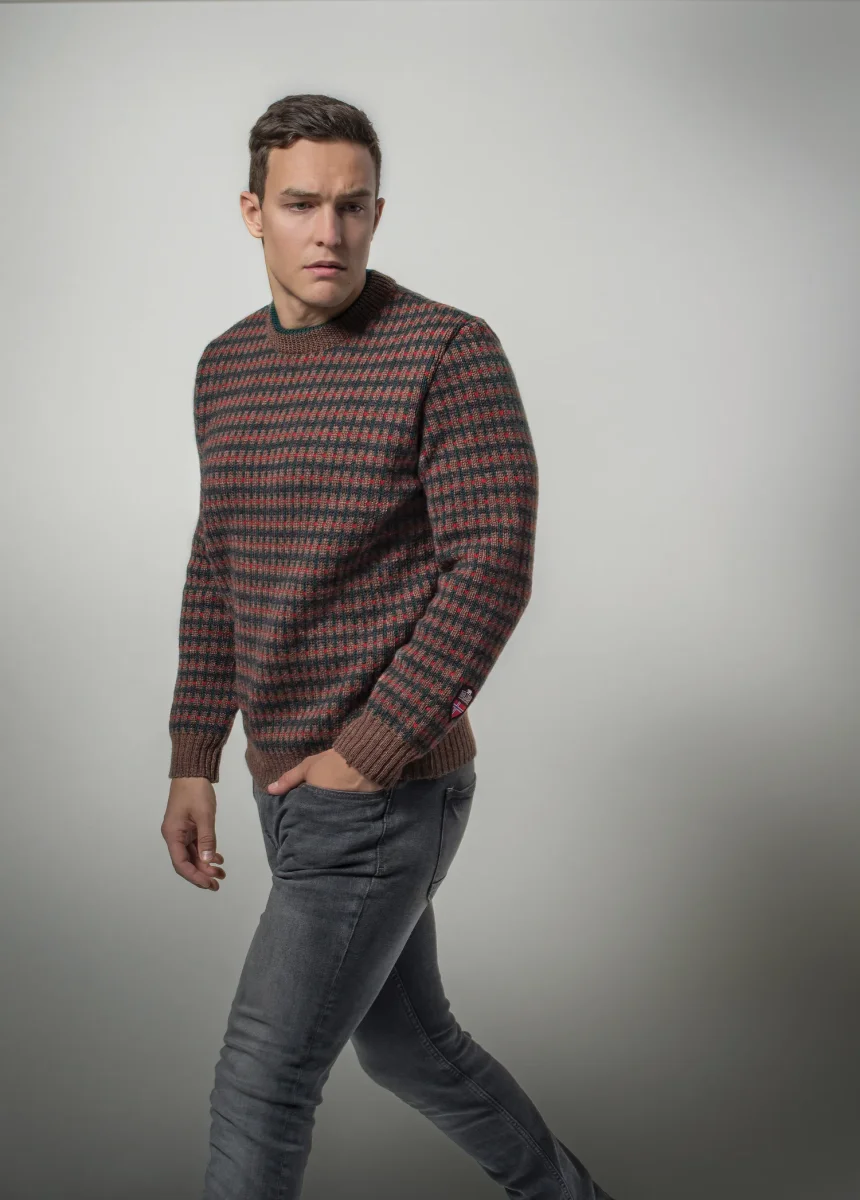 Hammerfest Fisherman Sweater (100% Norwegian Wool) – Made in Norway | Norlender Knitwear - Image 2 | Lily's Pad Studio