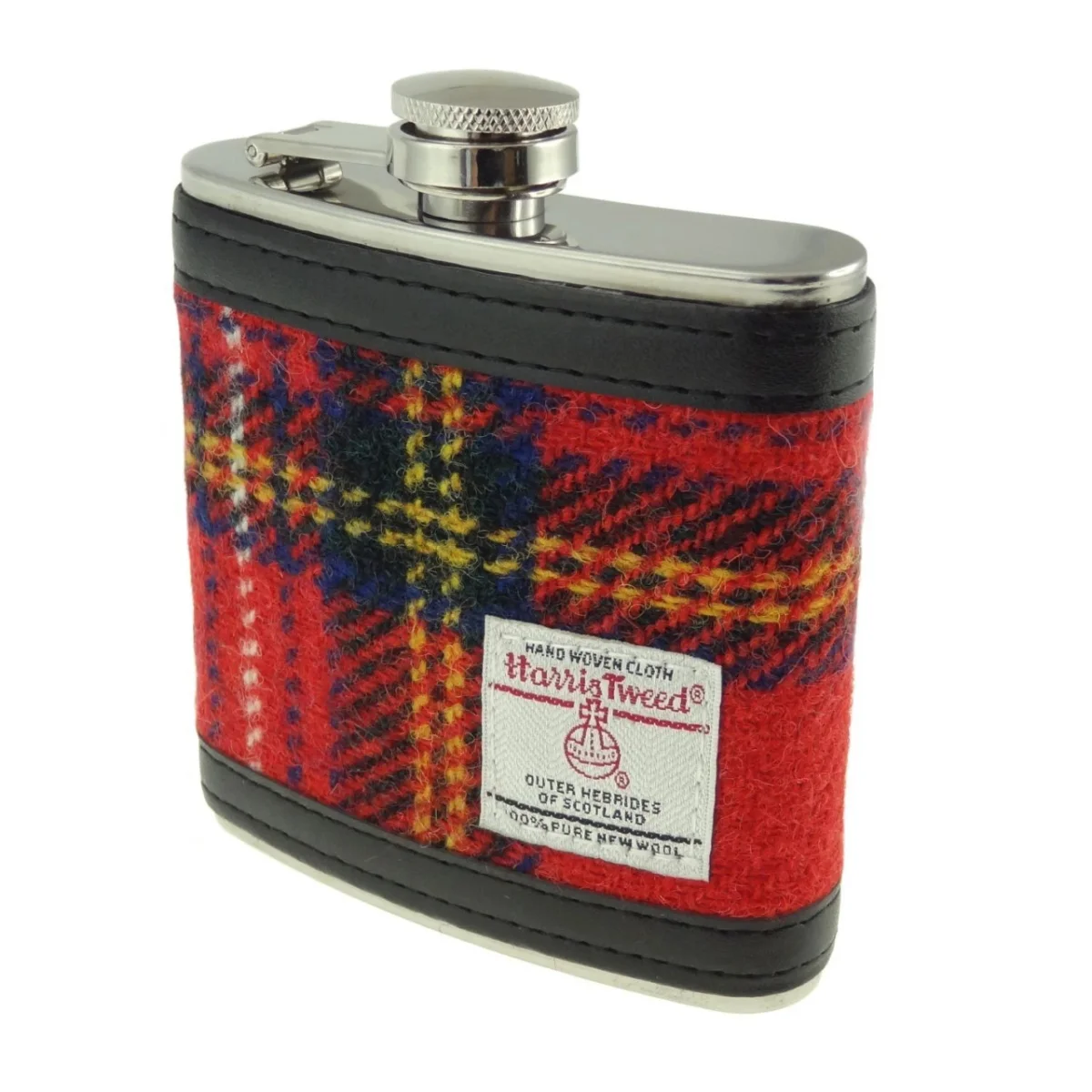 Harris Tweed 6oz Hip Flask - Image 4 | Lily's Pad Studio
