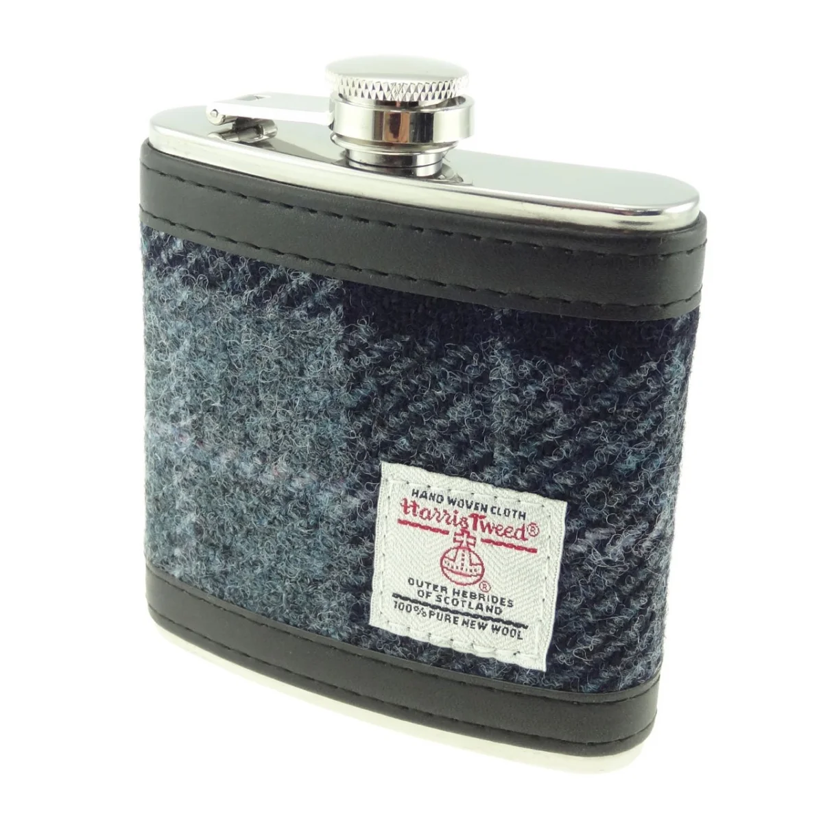 Harris Tweed 6oz Hip Flask - Image 7 | Lily's Pad Studio