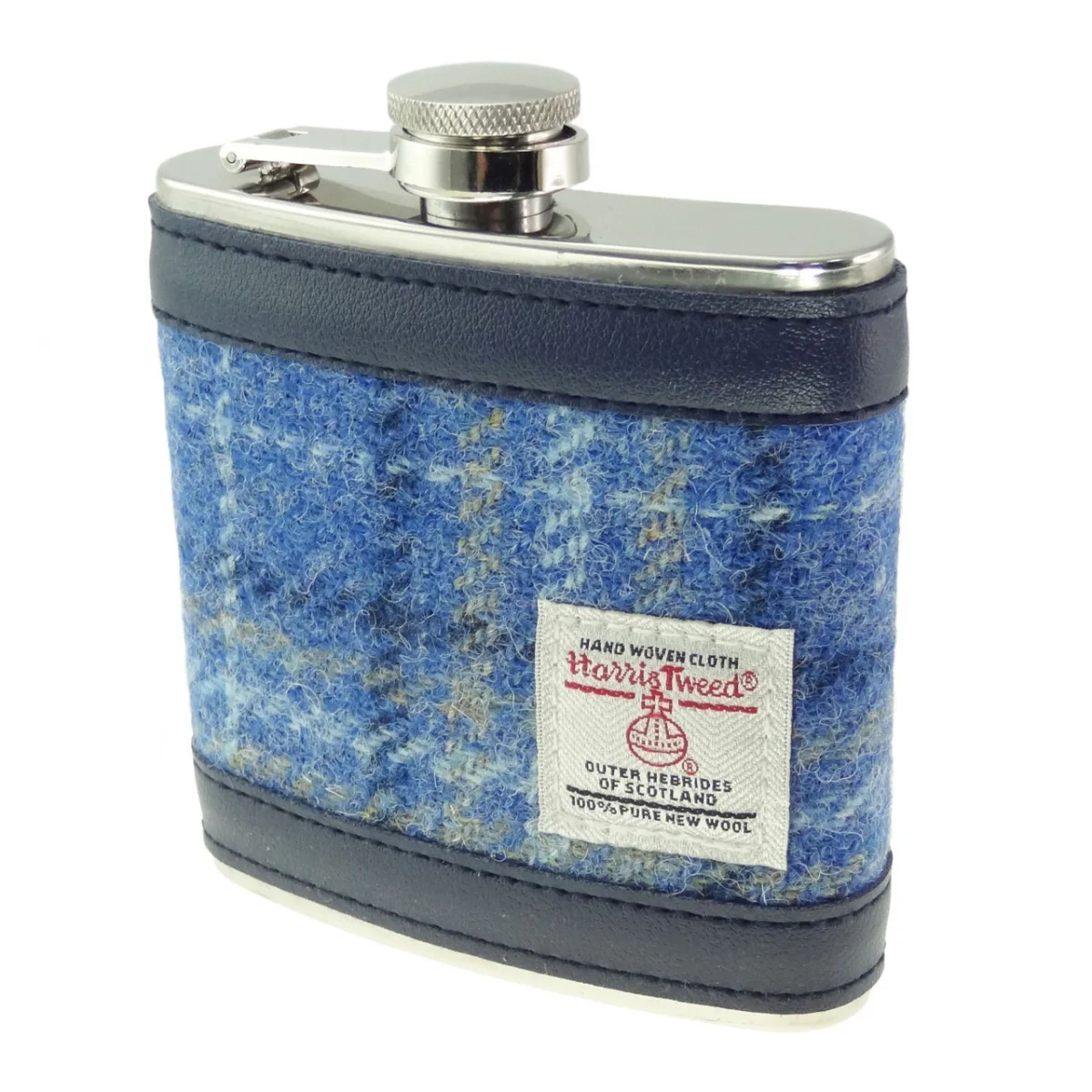 Harris Tweed 6oz Hip Flask - Image 10 | Lily's Pad Studio