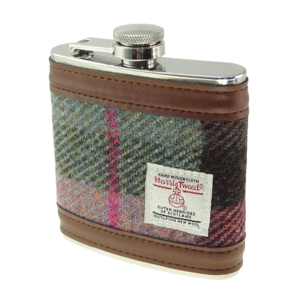 Harris Tweed 6oz Hip Flask - Image 11 | Lily's Pad Studio