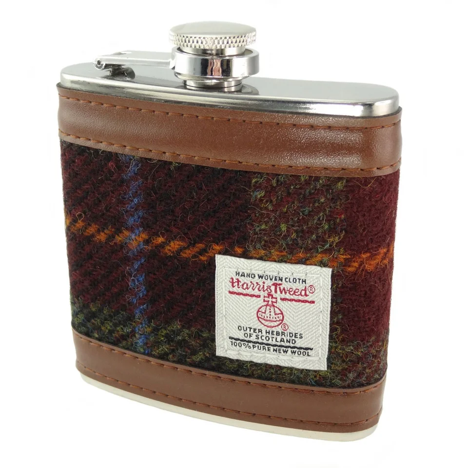 Harris Tweed 6oz Hip Flask - Image 14 | Lily's Pad Studio