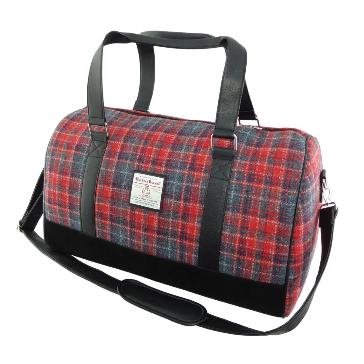 Harris Tweed Clyde Weekend Bag - Image 4 | Lily's Pad Studio