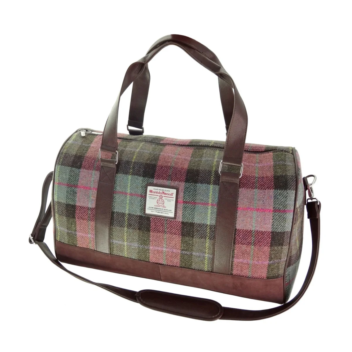 Harris Tweed Clyde Weekend Bag - Image 7 | Lily's Pad Studio