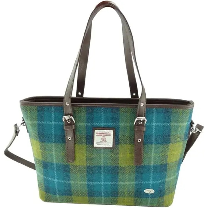 Harris Tweed Large Ladies Tote Bag by Glen Appin – Authentic Scottish Wool