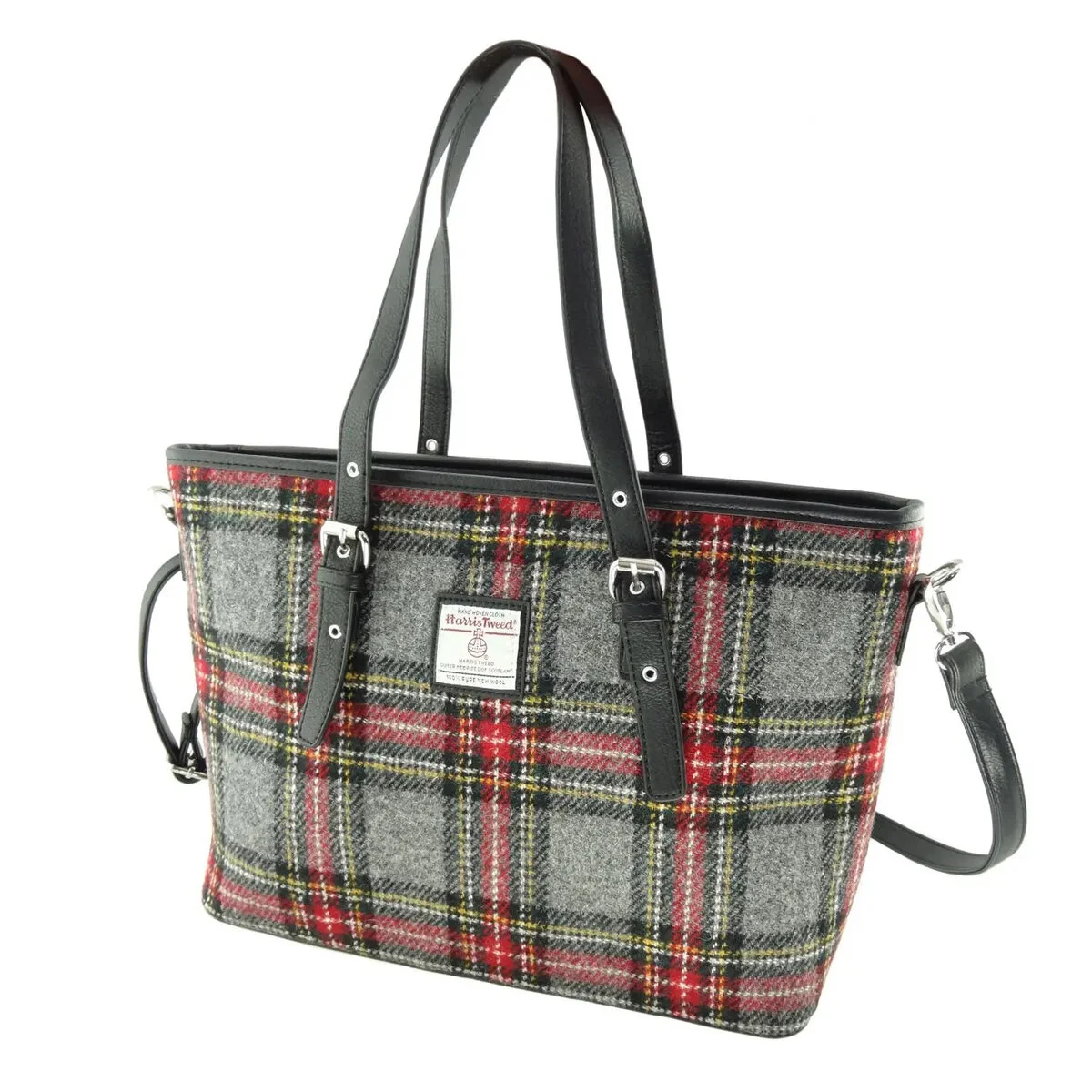 Harris Tweed Large Ladies Tote Bag by Glen Appin – Authentic Scottish Wool - Image 6 | Lily's Pad Studio