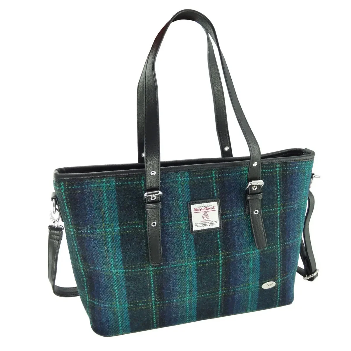Harris Tweed Large Ladies Tote Bag by Glen Appin – Authentic Scottish Wool - Image 11 | Lily's Pad Studio