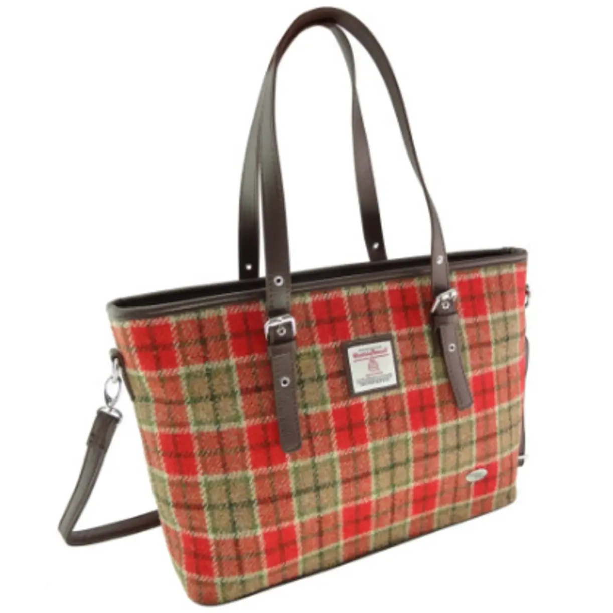 Harris Tweed Large Ladies Tote Bag by Glen Appin – Authentic Scottish Wool