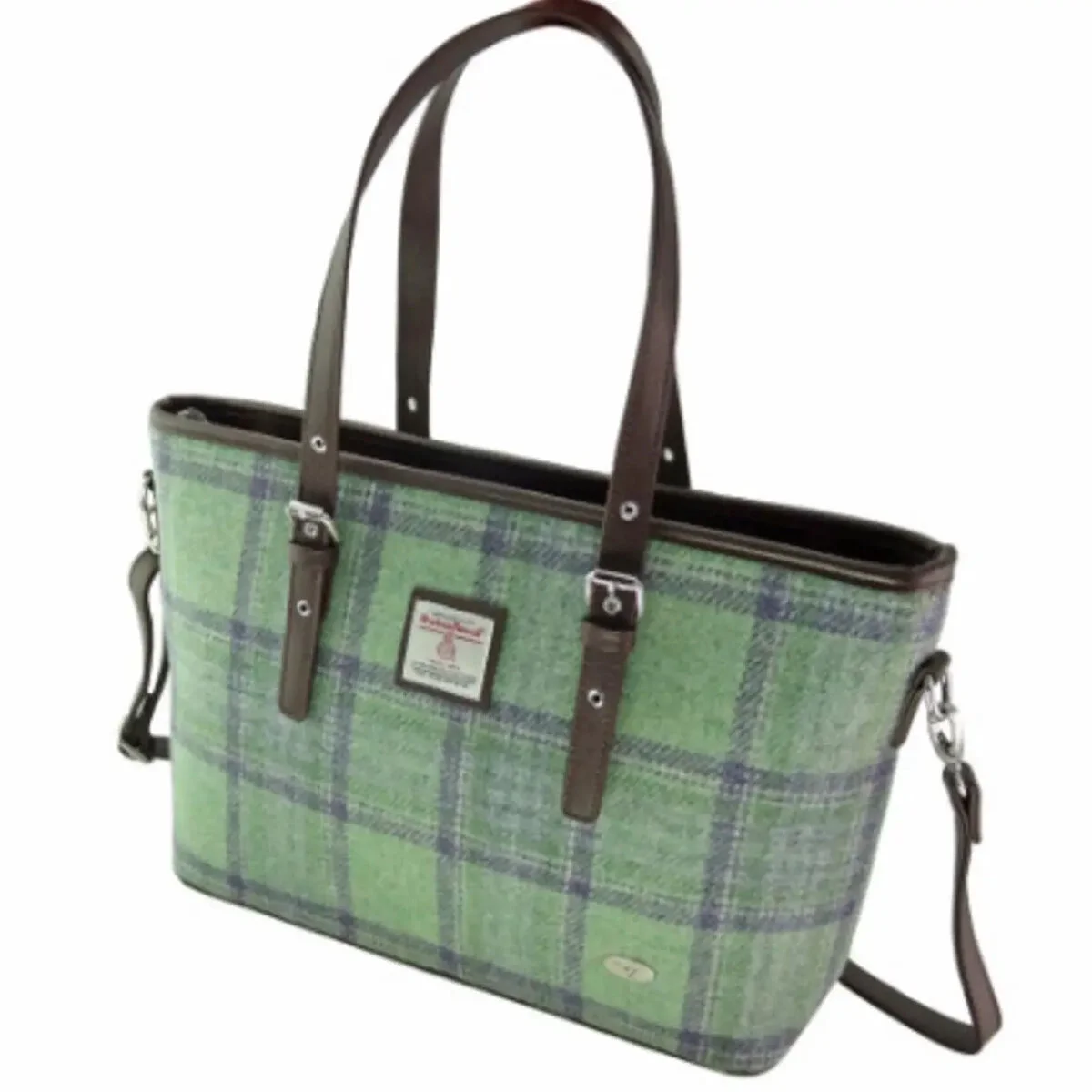 Harris Tweed Large Ladies Tote Bag by Glen Appin – Authentic Scottish Wool - Image 17 | Lily's Pad Studio