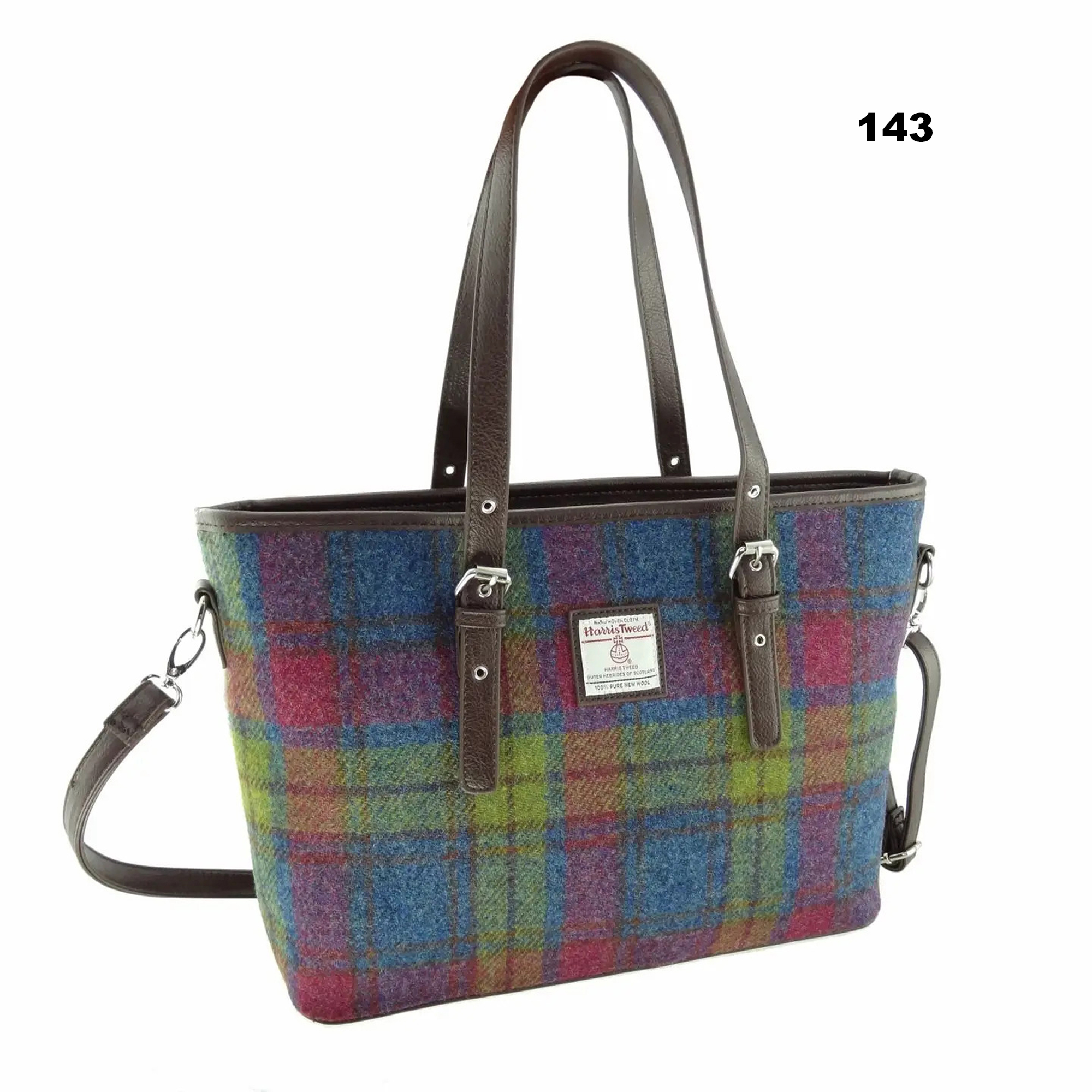 Harris Tweed Large Ladies Tote Bag by Glen Appin – Authentic Scottish Wool