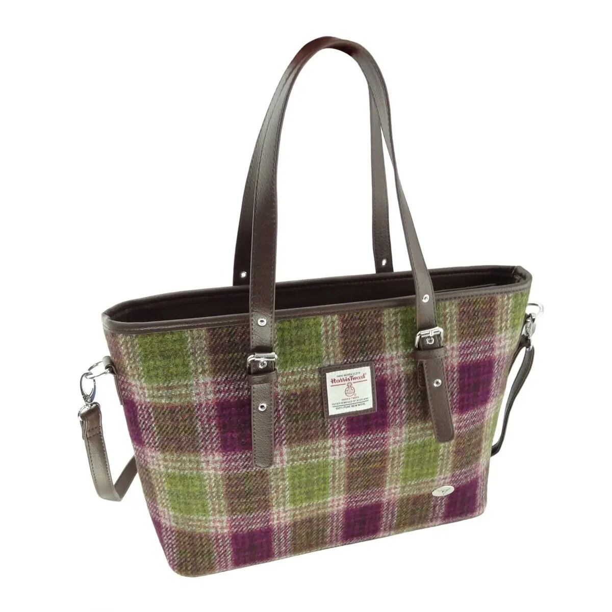 Harris Tweed Large Ladies Tote Bag by Glen Appin – Authentic Scottish Wool - Image 19 | Lily's Pad Studio