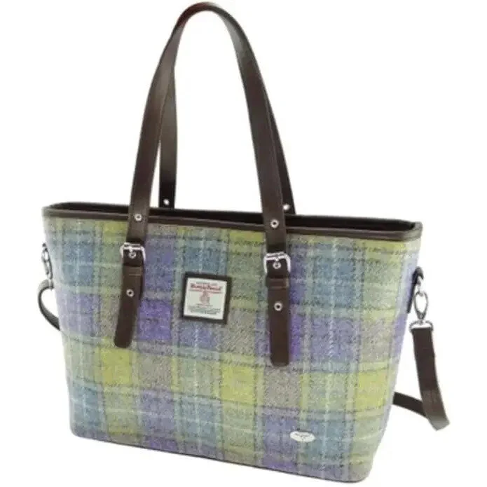 Harris Tweed Large Ladies Tote Bag by Glen Appin – Authentic Scottish Wool - Image 20 | Lily's Pad Studio