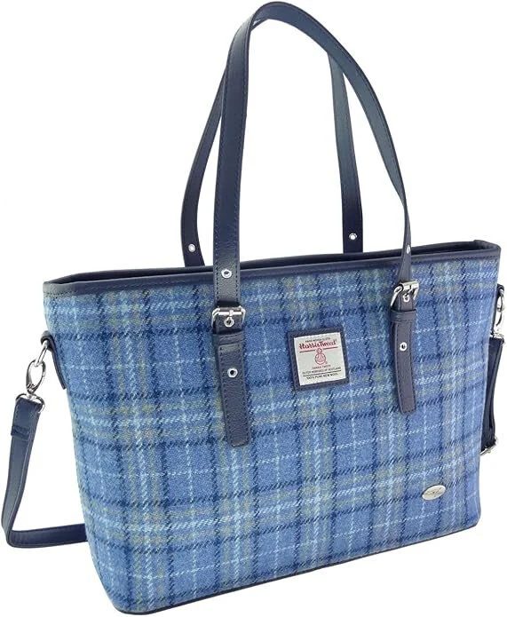 Harris Tweed Large Ladies Tote Bag by Glen Appin – Authentic Scottish Wool - Image 21 | Lily's Pad Studio