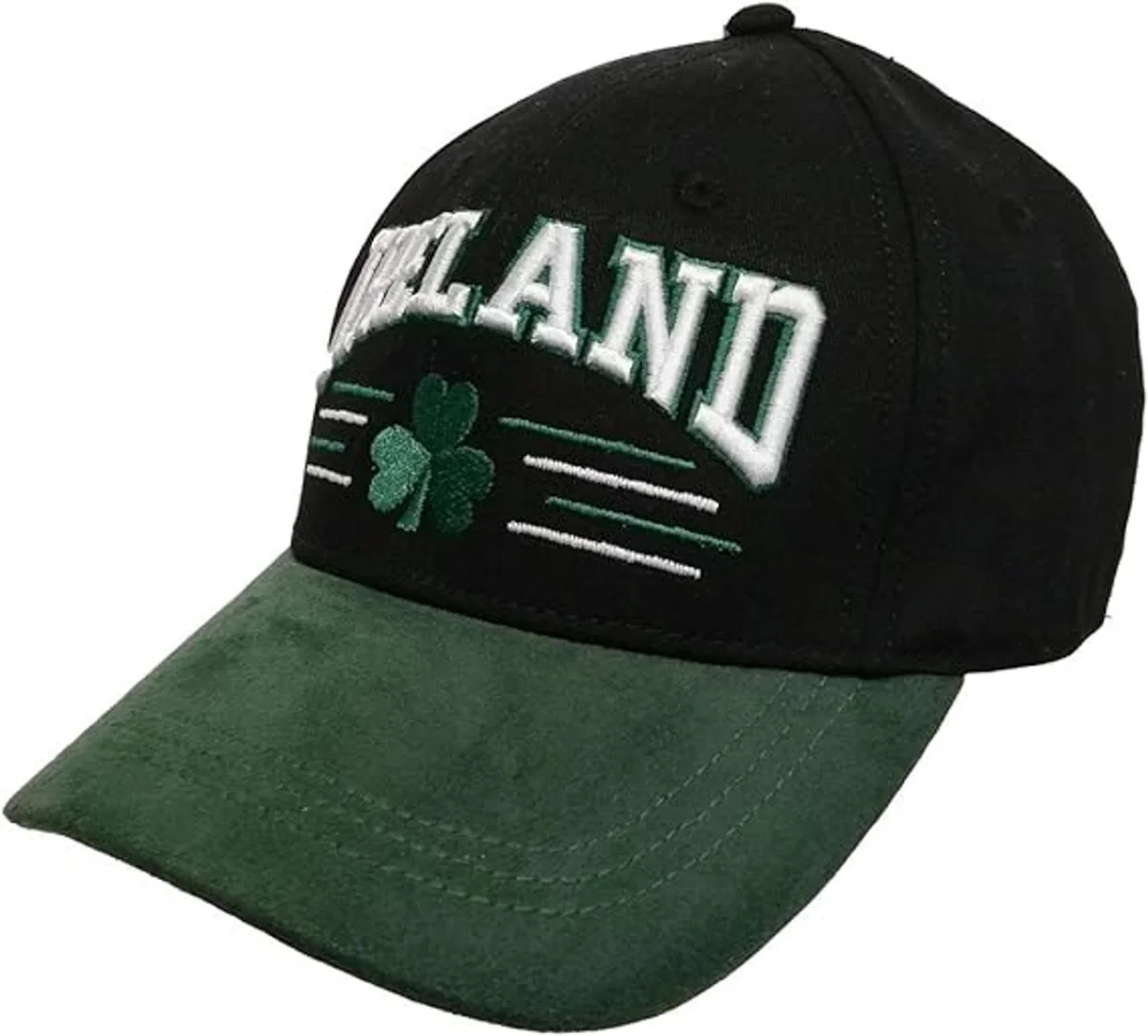 Ireland Shamrock Embroidered Baseball Cap | Lily's Pad Studio