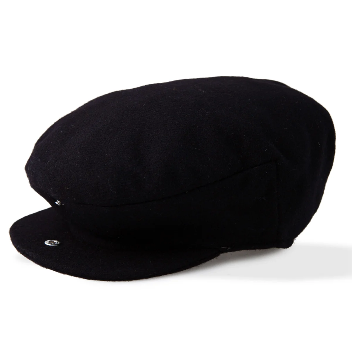 Irish Black Wool Vintage Cap by Boyne Valley Knitwear - Image 9 | Lily's Pad Studio